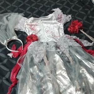 Zombie bride costume